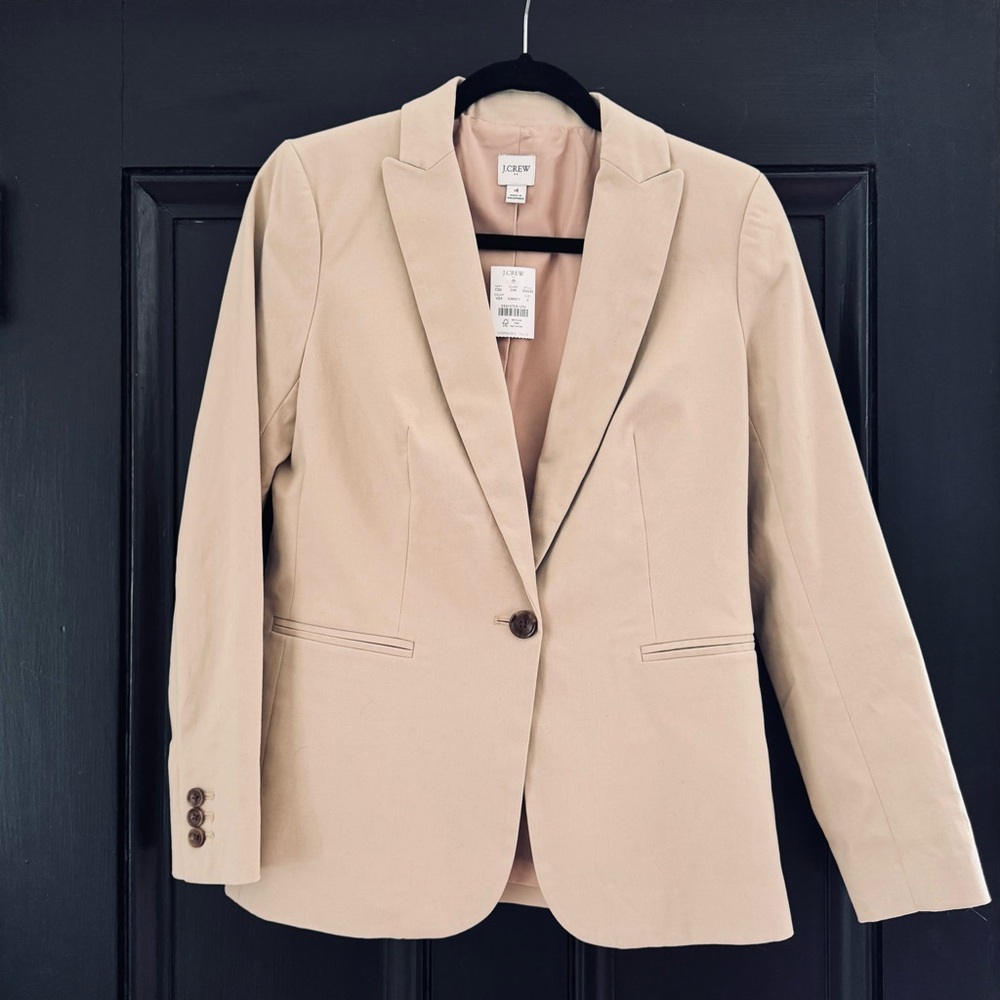 J. Crew Women's Beige Suit Jacket